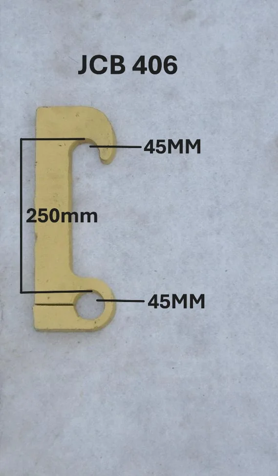 JCB 406 Brackets dimensions