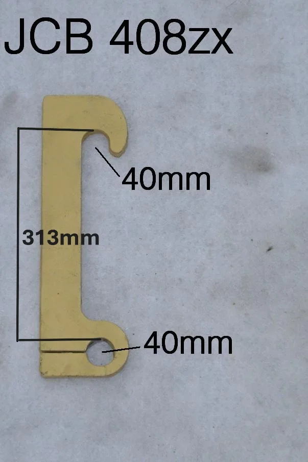 JCB 408 Brackets dimensions