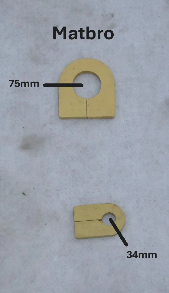 Matbro Brackets dimensions