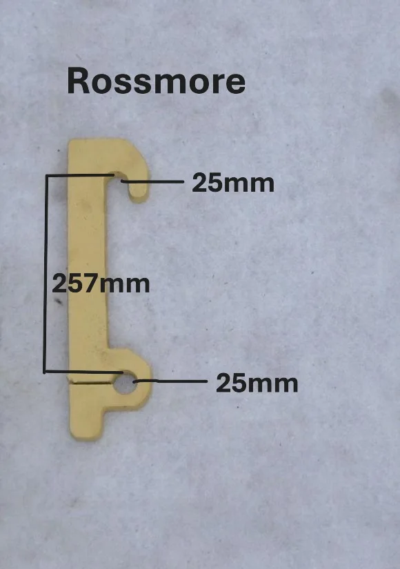 Rossmore Brackets dimensions